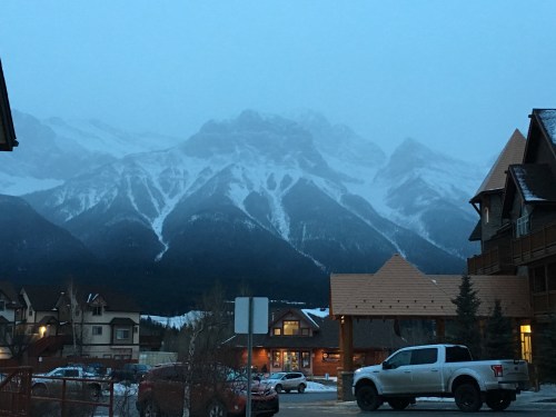 A typical 9am in Canmore