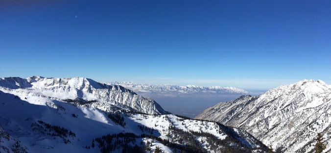 A glimpse of the moon