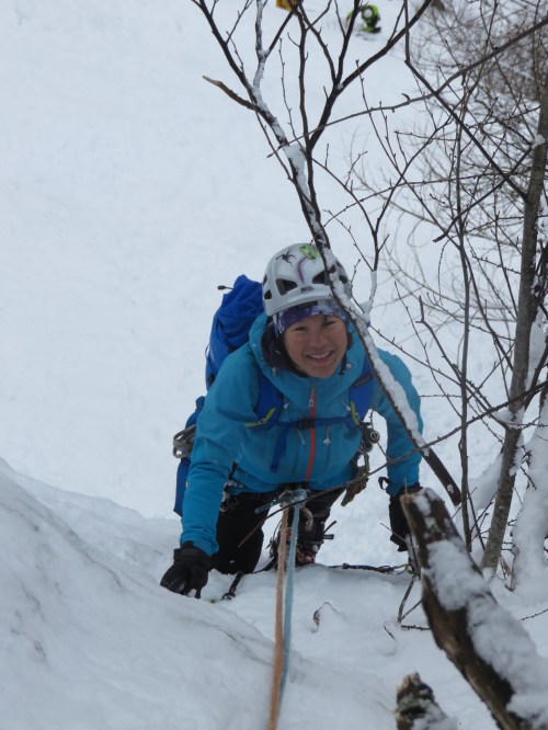 Through the trees...