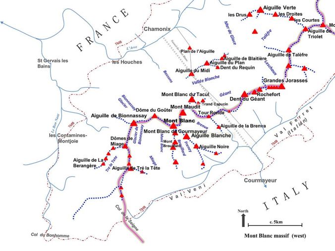 Mont Blanc Massif West (Source: Wikipedia)
